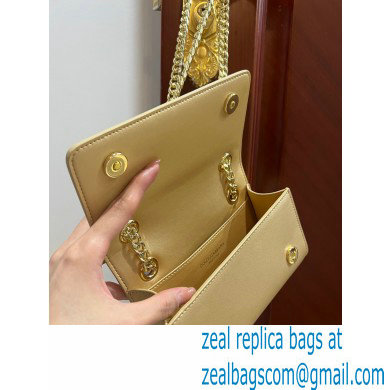 Dolce  &  Gabbana Calfskin 3.5 Chain phone bag Gold